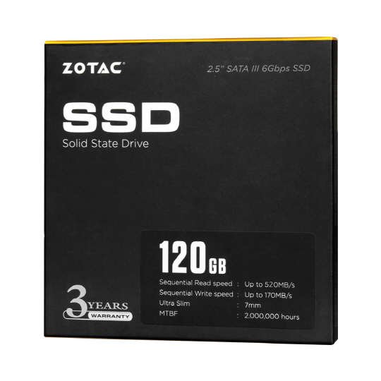 조텍코리아가 MLC 방식의 조텍 SSD 모델을 출시했다고 5일 밝혔다. 조텍의 첫 SSD 제품인 '조텍 SSD 120GB'는 가장 대중적인 120GB의 용량이다. MLC 방식 낸드로 제작돼 수명이 길다. 최대 초당 520MB/s의 연속 읽기 속도와 170MB/s의 연속 쓰기 속도를 지원한다.   조텍코리아 제공